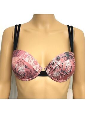 ELA Miami Floral Wired Push up Swimming Bikini Top Size L
